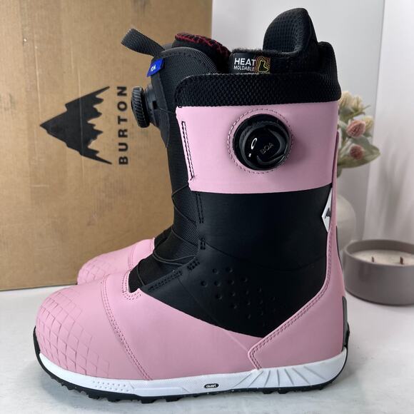 Burton Ion BOA Snowboard Boots All Mountain Powder Blush Pink Mens 10 - Picture 1 of 9